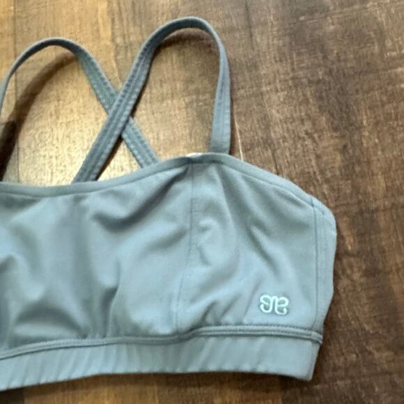 Albion Fit Blue Gray Uplift Bra Size Small - Picture 3 of 5